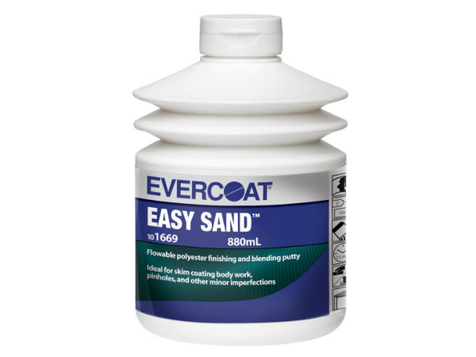 EVERCOAT Easy Sand Polyester Feinspachtel und Porenfüller mit Härter 880ml