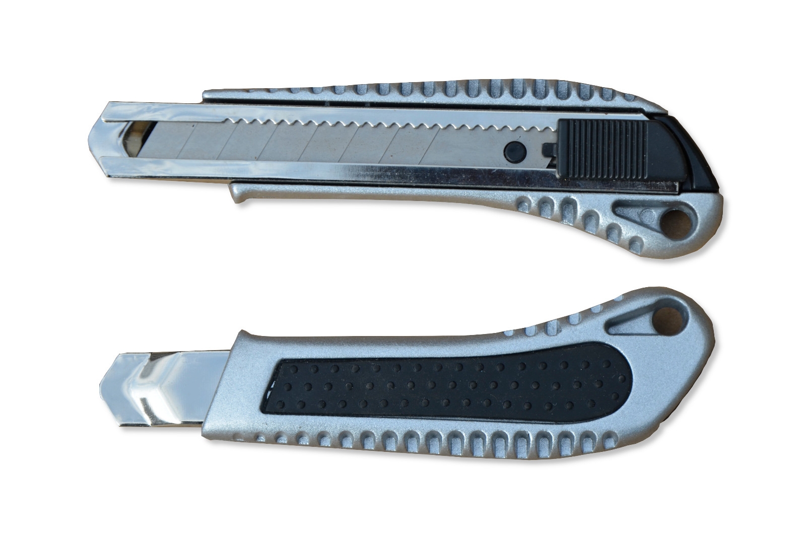 Ciret Cuttermesser Aluminium für 18 mm Abbrechklingen Druckguss mit Metallführung
